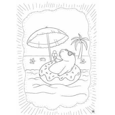 Sách - Bé Tô Màu Capybara - Bộ Trưởng Bộ Ngoại Giao - Giáng Sinh Diệu Kỳ - Tặng Kèm Sticker - Việt Thư