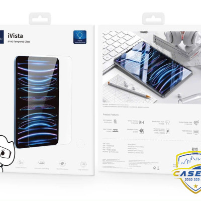 Kính cường lực cho iPad 10.5 inch, Air 3 hiệu WiWU ivista, vát viền 2.5D, bảo vệ Full màn,chống xước, chống vỡ, trong suốt - Hàng chính hãng