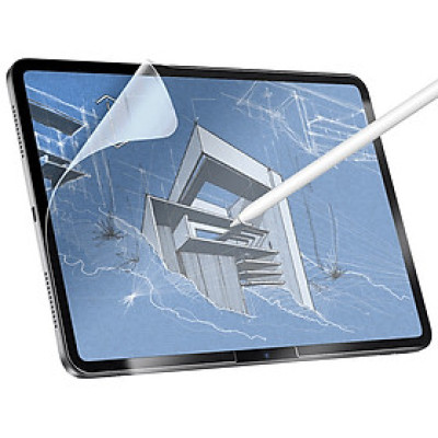 Dán Paper-Like (Matte Film) cho iPad Pro 11" M4/Pro 13" M4 2024/Air 6 11 M3/M2/Air 6 13" M3/M2 Zaki dành cho viết vẽ - Hàng Nhập Khẩu