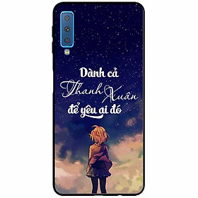 Ốp lưng in cho Samsung A7 2018 Mẫu Dành Cả Thanh Xuân Girl