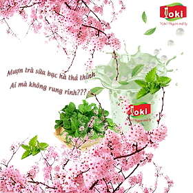 Trà sữa Bạc hà Yoki