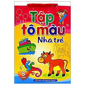 Bộ Sách Tô Màu Nhà Trẻ (Túi 8 Cuốn) (Tái Bản 2023)