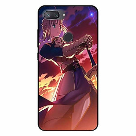 Ốp lưng in cho Xiaomi Mi 8 Lite Cô Gái và Kiếm