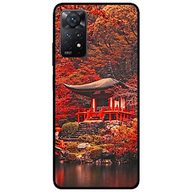 Ốp lưng dành cho Xiaomi Redmi Note 11 Pro 5G mẫu Nhà Chờ Cây Đỏ