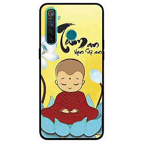 Ốp lưng in cho Realme 5 Pro Mẫu Tâm Chú Tiểu