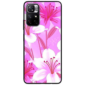 Ốp lưng dành cho Xiaomi Redmi Note 11 5G - Redmi Note 11T - Redmi Note 11S - Hoa Ly Hồng
