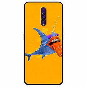 Ốp lưng dành cho Realme X mẫu Cá Mập Mờ