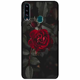 Ốp lưng dành cho Samsung A20s mẫu Hoa Hồng Đỏ