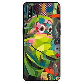 Ốp Lưng in cho Realme 3 Pro Mẫu Chú Chó Xanh - Hàng Chính Hãng