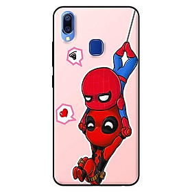 Ốp lưng in cho Vivo Y95 mẫu Chibi Dị Nhân Và Người Nhện - Hàng chính hãng