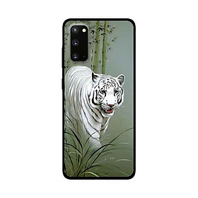 Ốp Lưng Dành Cho Samsung Galaxy S20 mẫu Nền Hổ mẫu 4 - Hàng Chính Hãng