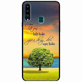 Ốp lưng dành cho Samsung A20s mẫu Tâm Bất Biến