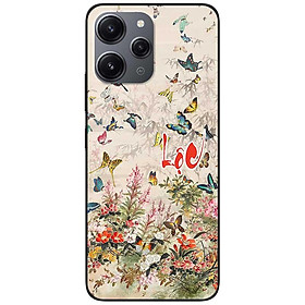 Ốp lưng Redmi 12 - Redmi note 12 4G - 12 Pro 4G - 12 Pro 5G  - Hoa Bướm Lộc - Hàng Chính Hãng
