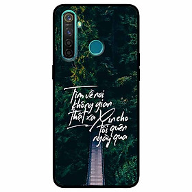 Ốp lưng in cho Realme 5 Pro Mẫu Tìm Về Nơi Xa