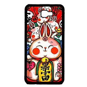 Ốp in cho Samsung Galaxy J7 Prime Thỏ Trắng Má Đỏ - Hàng chính hãng