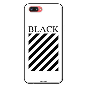 Ốp in cho Oppo A3s Đen - Hàng chính hãng