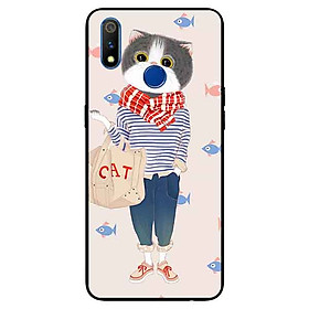 Ốp lưng in cho Realme 3 Mẫu Nobi Nền Vàng