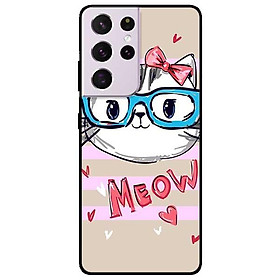 Ốp lưng dành cho Samsung Galaxy S21 - S21 Plus - S21 Ultra - mẫu Meo Meo