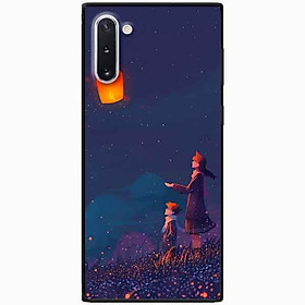 Ốp lưng in cho Samsung Note 10 Mẫu Conan Ngắm Đèn