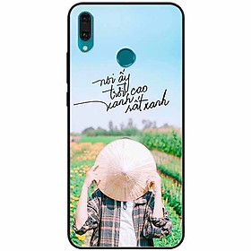 Ốp lưng in cho Huawei Y9 2019 Mẫu Lấy Nón