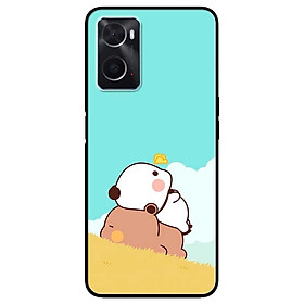 Ốp lưng dành cho Oppo A16K - Oppo A36 / A76 - Oppo Reno 7z 5G - Đôi Gấu Ngắm Mây