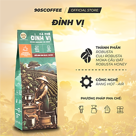Cà Phê Đỉnh Vị 90S Coffee Lưu Hương Đậm Đà Trên 3 Tiếng - Cà Phê Rang Mộc Nguyên Chất 100%