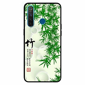Ốp lưng in cho Realme 5 Tranh Nền Tre