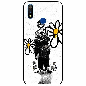 Ốp lưng in cho Realme 3 Mẫu Chàng Trai Hoa Cúc