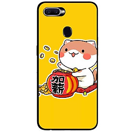 Ốp lưng dành cho Oppo A12 - A5s (A7) mẫu Mèo vung Tiền
