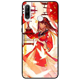 Ốp lưng in cho Huawei P30 Lite Mẫu Cô Gái Trung Hoa