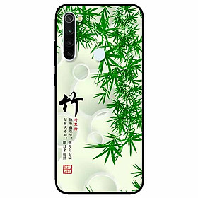 Ốp lưng dành cho Xiaomi Redmi Note 8 mẫu Thư Pháp Lá Tre