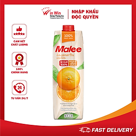 Nước Ép Quýt Với Tép Cam Malee 1L - Nhập Khẩu Thái Lan | Malee 100% Mandarin Orange Juice with Orange Pulp 1L