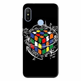 Ốp lưng in cho Xiaomi Redmi Note 5 Pro Rubik Toán Học