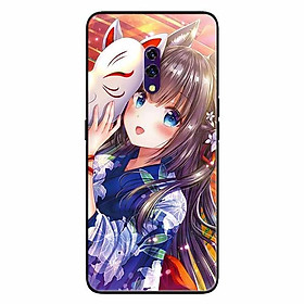 Ốp lưng in cho Realme X Cô Gái Neko