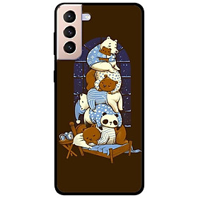 Ốp lưng dành cho Samsung Galaxy S22 - S22 Plus - S22 Ultra - mẫu Gấu Xếp Chồng