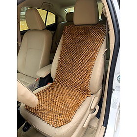 Lót Khoác Vai Ghế Xe Ô Tô Hạt Gỗ Hương Hạt 1.2cm ( hình thật )