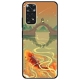 Ốp lưng dành cho Xiaomi Redmi Note 11 4G mẫu Chép Bên Cầu