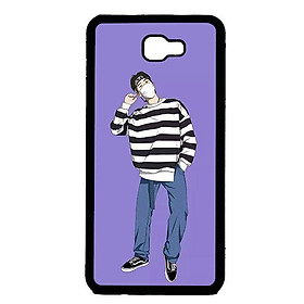 Ốp in cho Samsung Galaxy J7 Prime Boy Trắng Đen - Hàng chính hãng