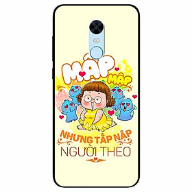 Ốp lưng in cho Redmi Note 5 ( Redmi 5 Plus) Mẫu Mập Tấp Người Theo Nữ