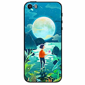 Ốp lưng dành cho Iphone 5/5s/5se mẫu Đi Về Phía Trăng