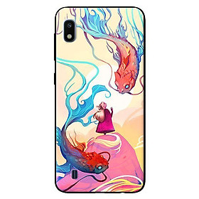Ốp in cho Samsung Galaxy A10 mẫu Cặp Cá Chép - Hàng chính hãng