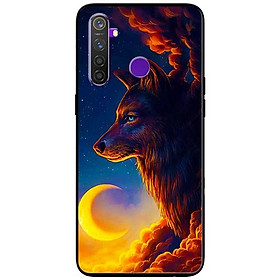 Ốp lưng dành cho Realme 6i mẫu Sói Và Mặt Trăng