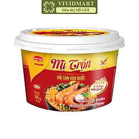 COLUSA - Mì tô trộn Miliket hương vị Hải sản Hàn Quốc, Mì trộn Miliket Hải sản Hàn Quốc, Mì Miliket (105g/tô)