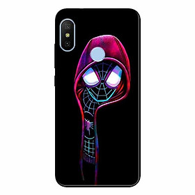 Ốp lưng in cho Xiaomi Redmi Note 6 Pro Nhện Đen