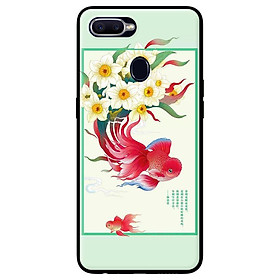 Ốp in cho Oppo A7 Cá Ba Đuôi Đỏ - Hàng chính hãng