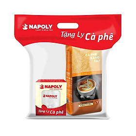 Cà Phê RANG XAY Napoly Coffee Robusta & Arabica Nguyên Chất, Rang Mộc, Đắng Dịu, Thơm Nồng Dành Cho PHA PHIN - Túi 500gr