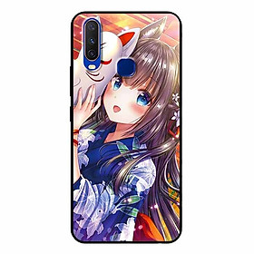 Ốp lưng in cho Vivo Y17 Cô Gái Neko