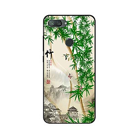 Ốp Lưng in cho Xiaomi Mi 8 Lite Mẫu Tranh Làng Tre - Hàng Chính Hãng