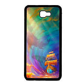 Ốp Lưng in cho Samsung J7 Prime Mẫu Thuyền Đáy Biển - Hàng Chính Hãng