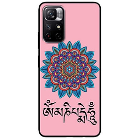 Ốp lưng dành cho Xiaomi Redmi Note 11 5G - Redmi Note 11T - Redmi Note 11S - Om Mani Padme Hum Hồng Xanh